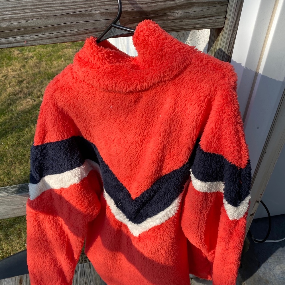 Colorblock Stripe Zip-Up Pullover Jacket - Picture 8 of 8